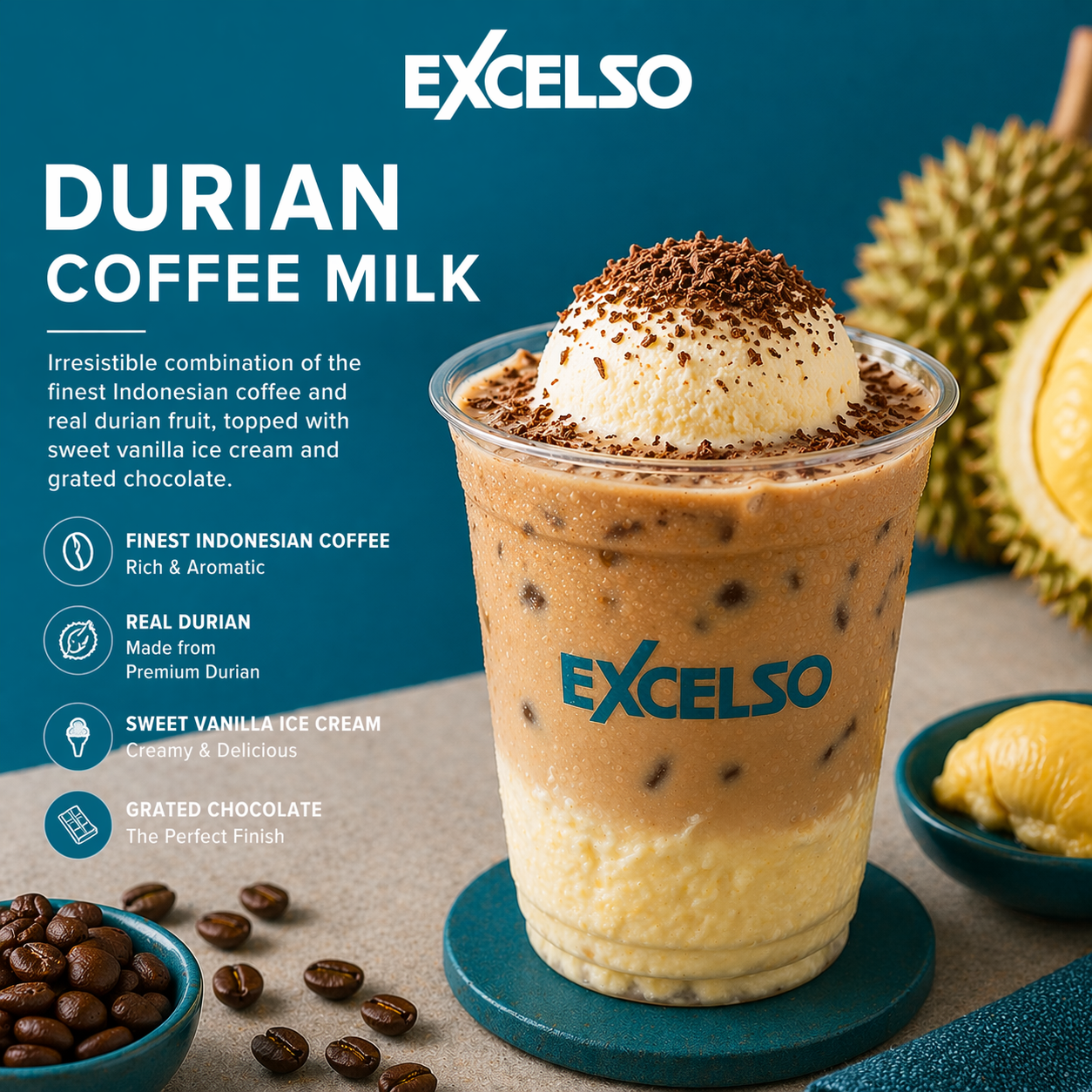 Durian Coffee Milk